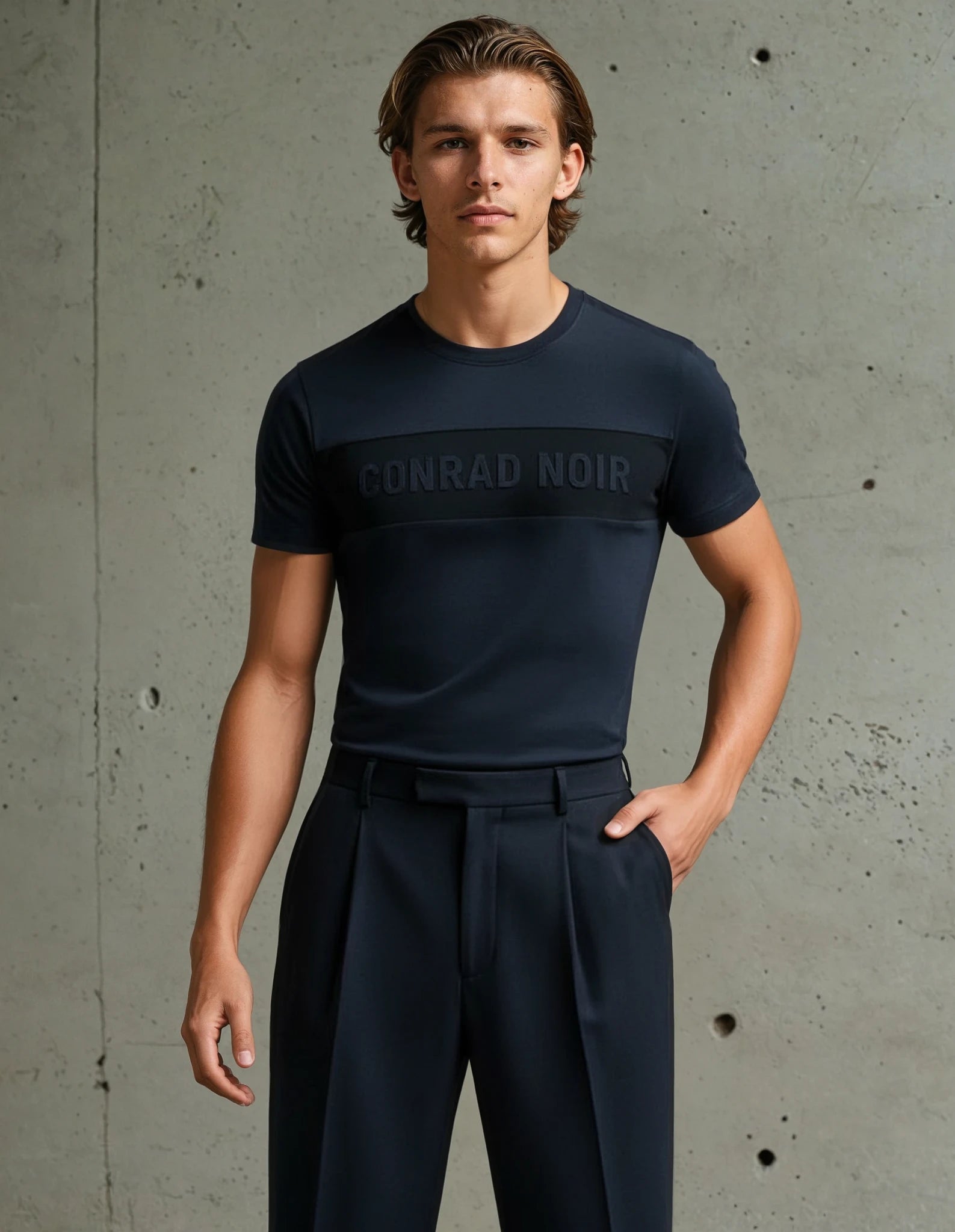 Deep Navy Blue Conrad Noir